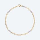 Armband 375 Gelbgold/Weißgold ca. 19 cm - 114326900000 - 0 - 140px