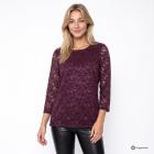 KERNIG by Sarah Kern Spitzenshirt bordeaux 48/50 - 114355700004 - 0 - 140px