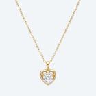 amor Herzanhänger mit Kette 925 Silber vergoldet - 114401000000 - 0 - 140px