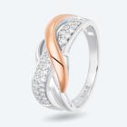 amor Ring 925 Silber bicolor Zirkonia 19 - 114403800003 - 0 - 140px