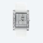 MANGO Damenuhr, Quarz, Lederarmband, silber-weiß - 114451700000 - 0 - 140px