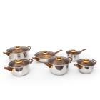Topf-Set aus Edelstahl, 12 tlg - 114496000000 - 0 - 140px
