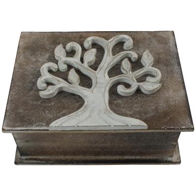 Box Motiv Buch Albesiaholz