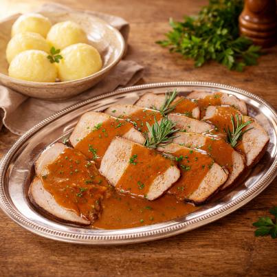 Sächsischer Schweinebraten