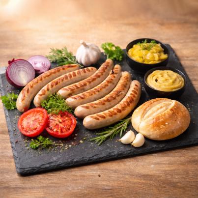 Knoblauch-Zwiebelbratwurst 6x120g