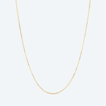 Venezianerkette 925 Silber vergoldet, ca. 61 cm