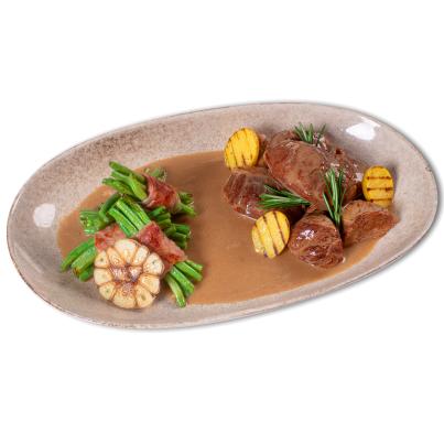 Schweinsbäckchen in Rahmsoße