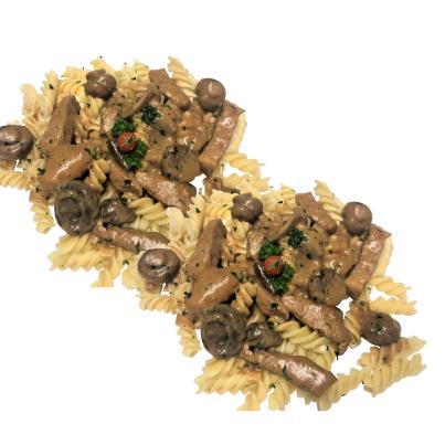 Kalbsragout mit Spirelli