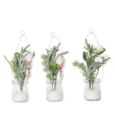 Christrosen und Schneeglöckchen Set 3tlg.