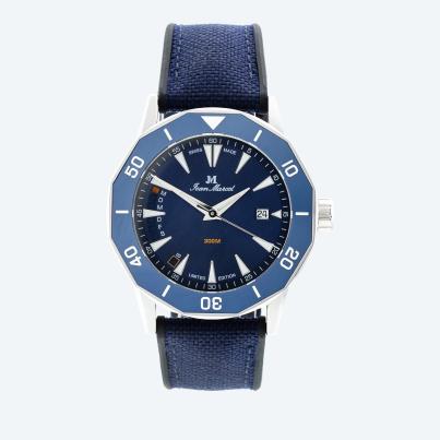 Jean Marcel Herrenuhr "Tropical Diver" blau