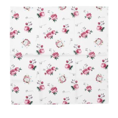 Mitteldecke Katze Rosen 85x85cm