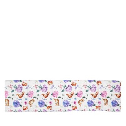 Läufer Katze 40x150cm Hortensie