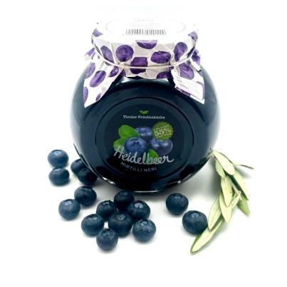 Heidelbeere Konfitüre Dekoglas