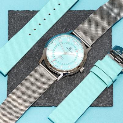 Jean Marcel "Stealth" iceblau + Ersatzlederband