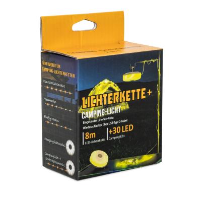 LED Lichterkette warmweiß 8m