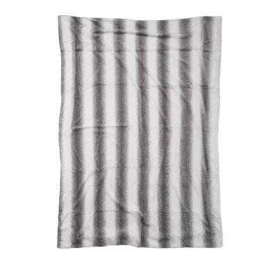 Luxus Fellimitatdecke Hase 150x200cm
