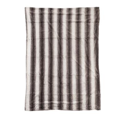 Luxus Fellimitatdecke Hase 150x200cm braun