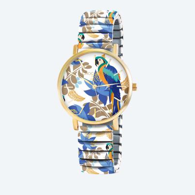 ChocoMoon Damenuhr "Tropical Macaw" Quarz