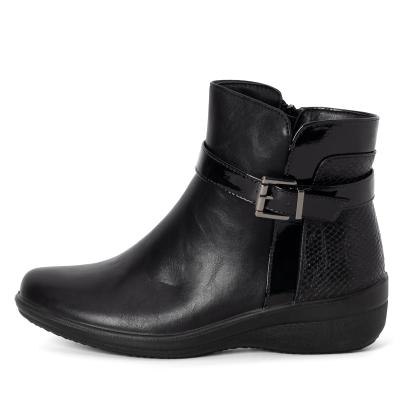 TOPWAY COMFORT Damenstiefeletten schwarz