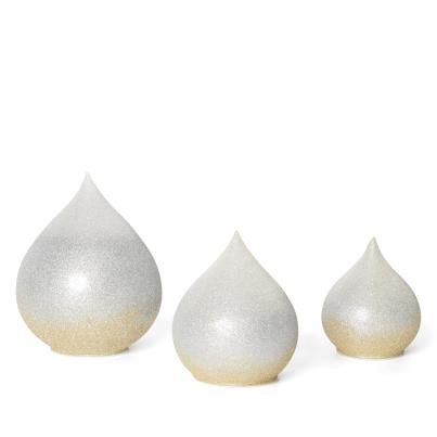 LED-Stimmungsleuchtenset Glas 3tlg