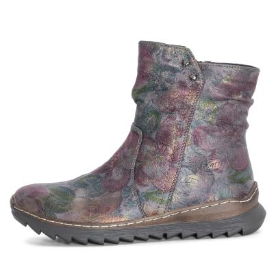 Chiara Gradi Damenstiefelette gemustert