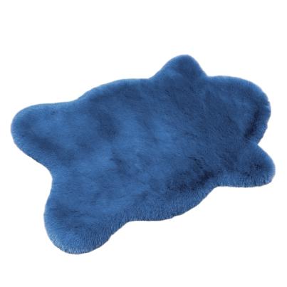 Fellteppich Deluxe 60x90cm blau