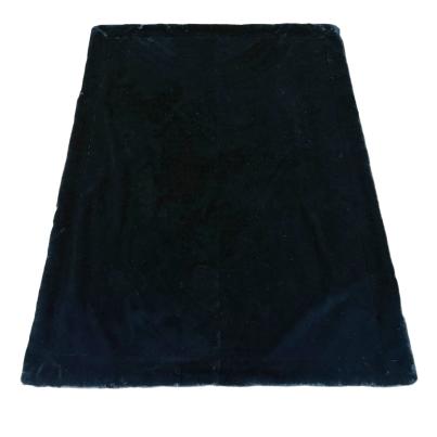 Felldecke Deluxe 150x200cm schwarz