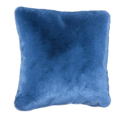 Fellkissen Deluxe 45x45cm blau