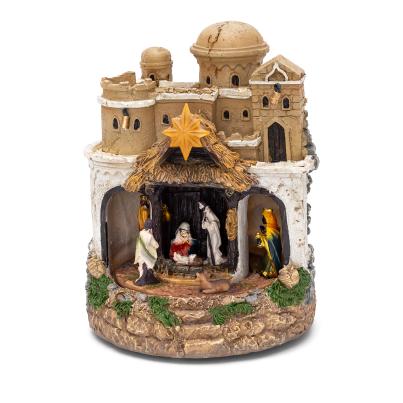 Spieluhr Weihnachtsszene 22cm