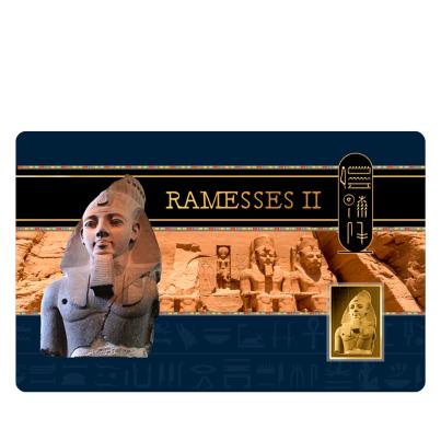 Coincard "Ramesses II" 1/1000 oz.