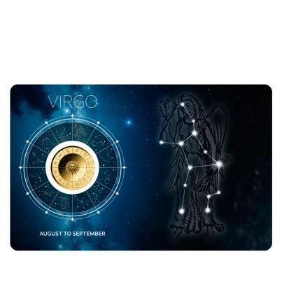 Coincard Sternzeichen "Jungfrau" 1/1000 oz.