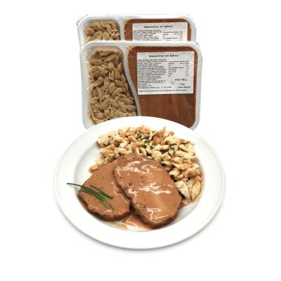 Rahmschnitzel mit Spätzle