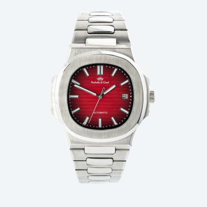 Roebelin & Graef Herrenuhr "Stromboli" rot