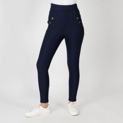 FASHION NEWS Thermo-Fleece-Jeans-Leggings marine