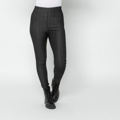 FASHION NEWS Thermo-Fleece-Jeans-Leggings schwarz