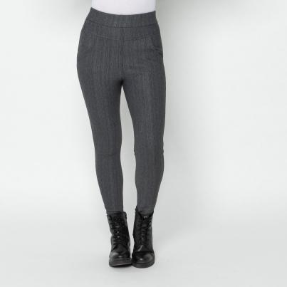 FASHION NEWS Thermo-Fleece-Jeans-Leggings grau