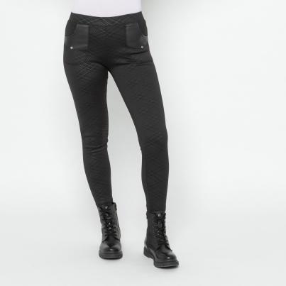 FASHION NEWS Thermo-Fleece-Leggings schwarz