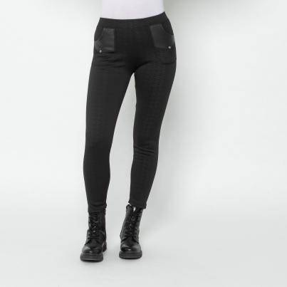 FASHION NEWS Thermo-Fleece-Leggings schwarz
