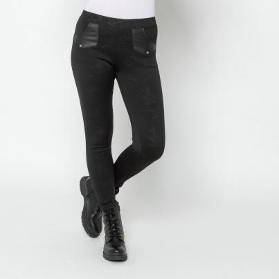 FASHION NEWS Thermo-Fleece-Leggings schwarz
