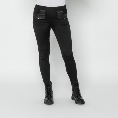 FASHION NEWS Thermo-Fleece-Leggings schwarz