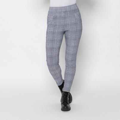 FASHION NEWS Thermo-Fleece-Leggings schwarz/weiß