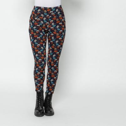 FASHION NEWS Thermo-Fleece-Leggings marine/multi