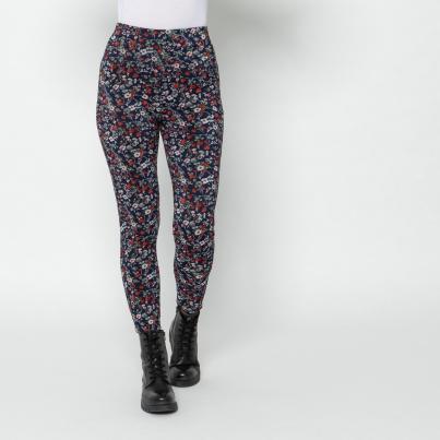 FASHION NEWS Thermo-Fleece-Leggings marine/multi