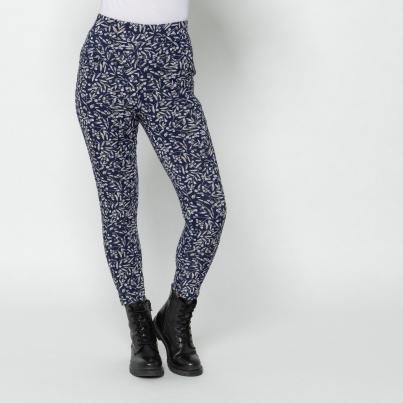 FASHION NEWS Thermo-Fleece-Leggings marine/beige