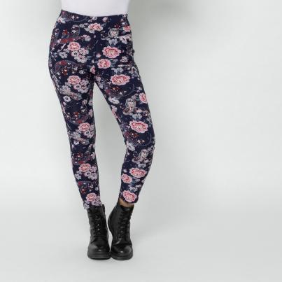 FASHION NEWS Thermo-Fleece-Leggings marine/multi