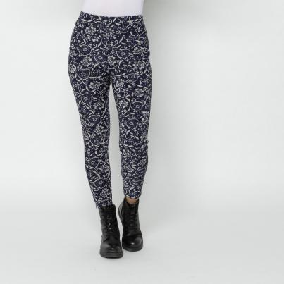 FASHION NEWS Thermo-Fleece-Leggings marine/beige