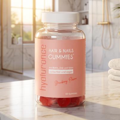 hyaluronce Hair & Nails Gummies 60 Stück