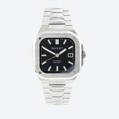 DUXOT Automatikuhr "Quadrata" schwarz