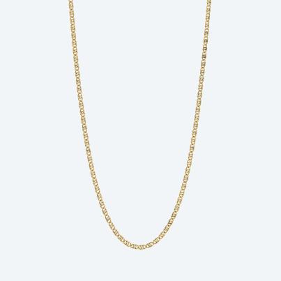 Rebhuhnaugenkette 585 Gelbgold