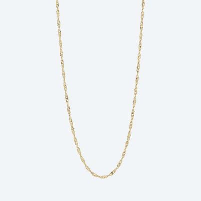 Singapurkette 585 Gelbgold